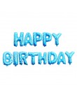 16 cal litery urodzinowe balony z folii dekoracja na przyjęcie z okazji urodzin dla dzieci balony z literami alfabetu przybory d
