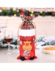 FENGRISE święty mikołaj pokrowiec na termofor do ozdób choinkowych do domu 2019 Christmas Stocking Gift Navidad noworoczny wystr