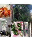 200cm sztuczne rośliny pnącza zielony liść stroik z bluszczu dla domu ślub Decora hurtownia diy wiszące Garland sztuczne kwiaty