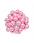 50 sztuk/partia mini sztuczny kwiat owoce pręciki Cherry świąteczne plastikowe perły jagody na ślub DIY pudełko zdobione wieńce
