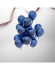 15 sztuk 12 cal jasny niebieski balony lateksowe ze złotym metaliczny chrom pod koniec balony na dekoracje ślubne Birthday Party