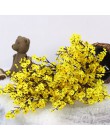 Kwiaty wiśni sztuczne kwiaty oddech dziecka łyszczec sztuczne kwiaty DIY dekoracje ślubne bukiet domu Faux kwiaty oddział