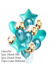 Serce gwiazda złoty balon do konfetti stojak z okazji urodzin balony metaliczny chrom Baby Shower dekoracje ślubne balony helowe