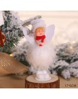 2020 nowy rok ostatnie boże narodzenie anioł lalki słodkie ozdoba na choinkę Noel Deco świąteczne dekoracje do domu Navidad 2019