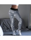 Sexy High Aaist oddychające leginsy poliestrowe spodnie do kostek legginsy treningowe moda damska standardowe składane legginsy 