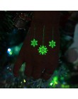 1 sztuk Luminous tymczasowe naklejki z tatuażami strona dekoracji boże narodzenie impreza karnawałowa wystrój nowego roku ozdoby