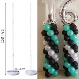 Cyuan balonik urodzinowy zestaw kolumnowy plastikowy balon podstawa łuku z podstawą i słupem na przyjęcie urodzinowe lateksowe b