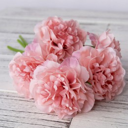 Piwonia sztuczne sztuczne jedwabne kwiaty do dekoracji wnętrz ślub bukiet dla panny młodej wysokiej jakości sztuczny kwiat faux 