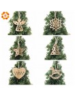 6 sztuk europejskiej Hollow świąteczne płatki śniegu drewniane ozdoby wiszące na ozdoba na choinkę dekoracje na przyjęcie świąte