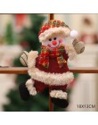Nowy rok 2020 śliczne lalki świąteczne święty mikołaj/Snowman/Elk Noel dekoracja na choinkę dla domu Xmas Navidad 2019 dzieci pr
