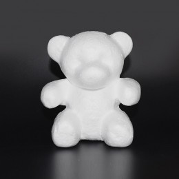 1 sztuk modelowanie styropianowe kulki biała piana niedźwiedź formy Teddy na walentynki prezenty urodzinowe dekoracja na przyjęc