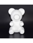 1 sztuk modelowanie styropianowe kulki biała piana niedźwiedź formy Teddy na walentynki prezenty urodzinowe dekoracja na przyjęc
