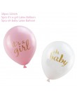 Baby Shower Boy Girl zestaw do dekoracji to chłopiec to dziewczyna oh baby balony płeć ujawnić dzieci urodziny prezenty na brzus