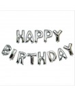 16 cal litery urodzinowe balony z folii dekoracja na przyjęcie z okazji urodzin dla dzieci balony z literami alfabetu przybory d