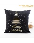 Boże narodzenie poszewki na poduszki wystrój świąteczny dla domu Noel prezenty świąteczne Navidad 2019 Xmas Cristmas Decor szczę