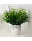 1 sztuka zielona trawa sztuczne rośliny plastikowe kwiaty gospodarstwa domowego ślub wiosna lato wystrój salonu P20