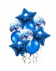 Niebieskie balony balony powietrzne Deco urodziny gwiazda balon foliowy helem dekoracje na imprezę urodzinową dla dzieci dorośli