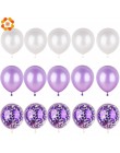 1 zestaw metalowe konfetti balony dekoracyjne ze wstążką Birthday Party dekoracyjne balony z helem festiwal ślubny Balon zaopatr
