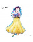 93*55cm duża Belle Elsa Aurora kopciuszek królewna śnieżka księżniczka z balonów foliowych dekoracja urodzinowa dla dzieci balon