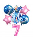 6 sztuk urodziny Elsa Anna księżniczka balony dekoracja urodzinowa 30 Cal balony cyfry zestaw wysokiej jakości