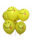 10 sztuk słodkie nadruki duże oczy uśmiechnięta twarz lateksowe balony dekoracja na przyjęcie z okazji urodzin nadmuchiwane balo