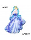 93*55cm duża Belle Elsa Aurora kopciuszek królewna śnieżka księżniczka z balonów foliowych dekoracja urodzinowa dla dzieci balon