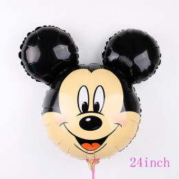 112cm Giant Mickey Minnie Mouse folia balon kreskówka dekoracje na imprezę urodzinową dzieci Baby shower Party balon zabawki