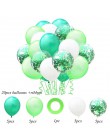1 zestaw metalowe konfetti balony dekoracyjne ze wstążką Birthday Party dekoracyjne balony z helem festiwal ślubny Balon zaopatr