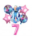 6 sztuk urodziny Elsa Anna księżniczka balony dekoracja urodzinowa 30 Cal balony cyfry zestaw wysokiej jakości