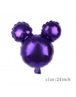 112cm Giant Mickey Minnie Mouse folia balon kreskówka dekoracje na imprezę urodzinową dzieci Baby shower Party balon zabawki