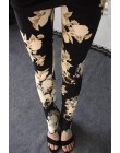 CUHAKCI drukowanie leginsy Plus rozmiar Legging wysokiej jakości Legging damskie spodnie do fitnessu elastyczność kwiatowe leggi