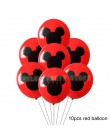 10 sztuk Mickey Mouse na przyjęcie balony lateksowe dla dorosłych dekoracje na imprezę urodzinową dla dzieci Globos Cumpleanos I