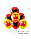 10 sztuk Mickey Mouse na przyjęcie balony lateksowe dla dorosłych dekoracje na imprezę urodzinową dla dzieci Globos Cumpleanos I