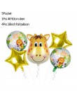 Baby Shower balony zwierząt urodziny dżungla impreza impreza w stylu safari dżungla impreza tematyczna balon dekoracje weselne K