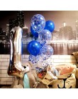 10 sztuk metalowe lateksowe balony konfetti zestaw balonów na ślub balon na przyjęcie urodzinowe dekoracje Baby Shower balony z 