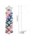 Balony akcesoria łuk balonowy łańcuch balonowy kij balony urodzinowe pompa nadmuchiwana rura Baby shower materiały na wesele