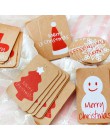 Happy Merry Snowflake Christmas zawieszka z papieru pakowego ozdoby ozdoby do domu Party Faovrs Xmas drzewa dekoracje Stocking D