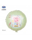 1pc 18 cal Peppa figurka świni balon Peppa George z balonów foliowych Baby Shower z okazji urodzin Party Room Dcorations dzieci 