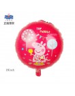 1pc 18 cal Peppa figurka świni balon Peppa George z balonów foliowych Baby Shower z okazji urodzin Party Room Dcorations dzieci 