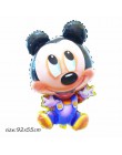 Giant 114cm Mickey Minnie balony Cartoon dekoracje na przyjęcie urodzinowe ations balony z helem dla dzieci dekoracje na przyjęc