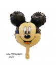 Giant 114cm Mickey Minnie balony Cartoon dekoracje na przyjęcie urodzinowe ations balony z helem dla dzieci dekoracje na przyjęc