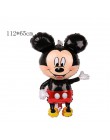 Mickey minnie z balonów foliowych 1. Dekoracje na imprezę urodzinową dla dzieci ballon numer 1 globos dot lateksowa zabawka dla 