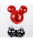 Mickey minnie z balonów foliowych 1. Dekoracje na imprezę urodzinową dla dzieci ballon numer 1 globos dot lateksowa zabawka dla 