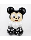 Mickey minnie z balonów foliowych 1. Dekoracje na imprezę urodzinową dla dzieci ballon numer 1 globos dot lateksowa zabawka dla 