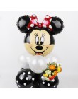 Mickey minnie z balonów foliowych 1. Dekoracje na imprezę urodzinową dla dzieci ballon numer 1 globos dot lateksowa zabawka dla 