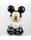 Mickey minnie z balonów foliowych 1. Dekoracje na imprezę urodzinową dla dzieci ballon numer 1 globos dot lateksowa zabawka dla 