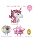 Huiran jednorożec dekoracje na przyjęcie urodzinowe Kids Favor impreza jednorożec Decor jednorożec balony Unicornio dekoracja Ba