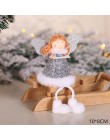 2020 nowy rok prezent śliczne boże narodzenie anioł lalka ozdoba na choinkę Noel Deco boże narodzenie dekoracje do domu Natal Na