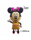 13 sztuk dekoracja urodzinowa lateksowy balon Mickey Minnie Mouse serce folia balon Baby Shower balon w kształcie cyfry dzieci p