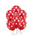 20 sztuk 12 Cal Polka Dot lateksowe balony urodziny dziecka materiały do dekoracji ślubnych impreza z myszką minnie dostaw balon